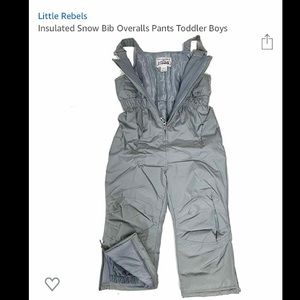 Toddler 24M Gray Snow Pants